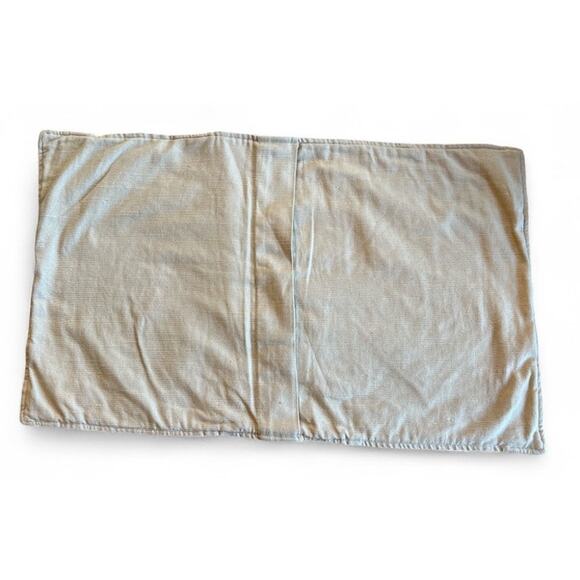 Pottery Barn Chiara Ikat Gray Crewel Embroidered Pillow Sham Set 20 x 20 - Picture 3 of 10